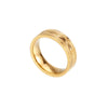 Wholesale Jewelry Geometric Titanium Steel 18K Gold Plated Plating