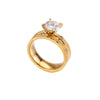 Wholesale Jewelry Geometric Titanium Steel 18K Gold Plated Plating