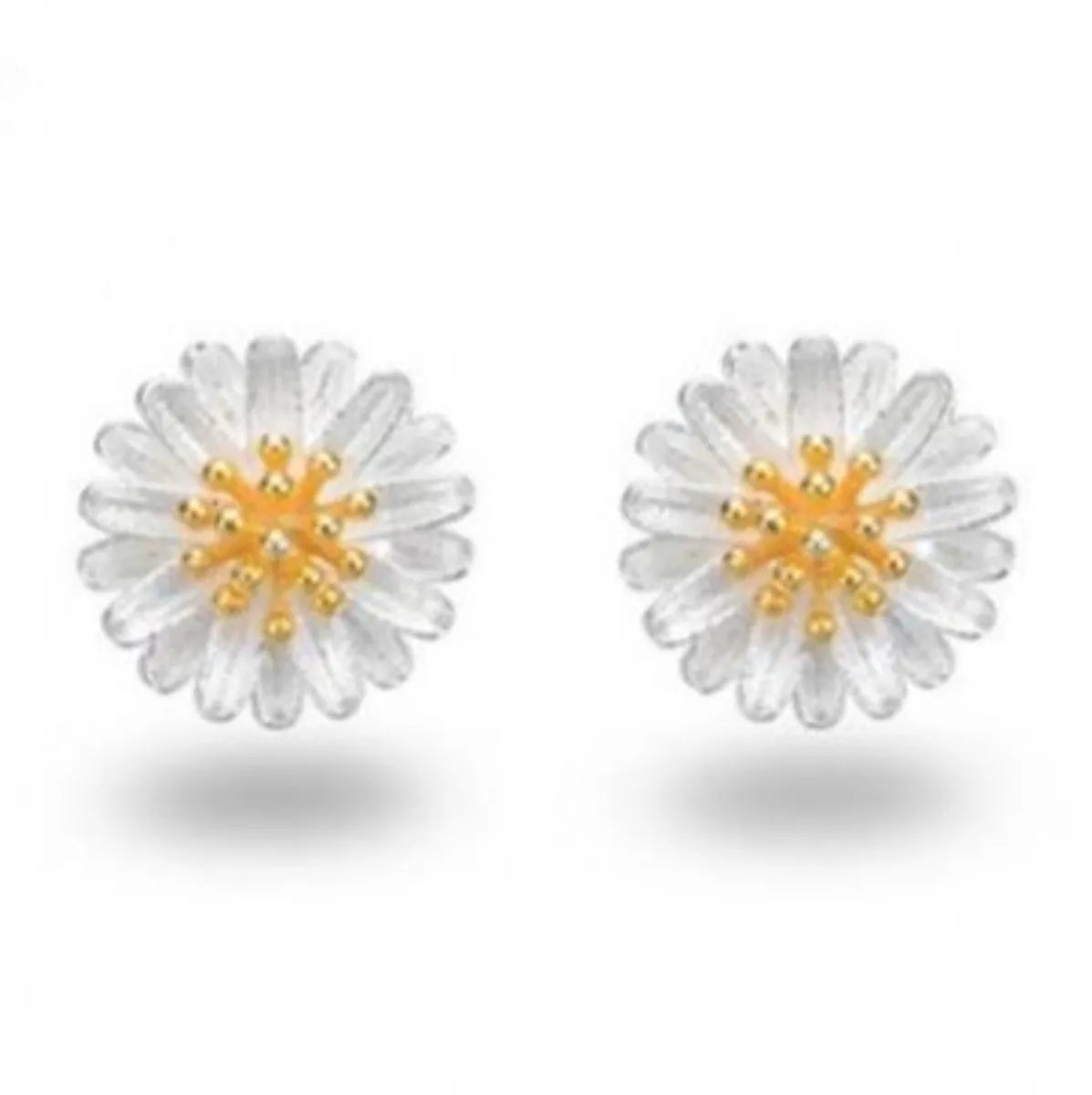 Fashion Simple Little Daisy Sunflower  Chrysanthemum Ear Studs Wholesale