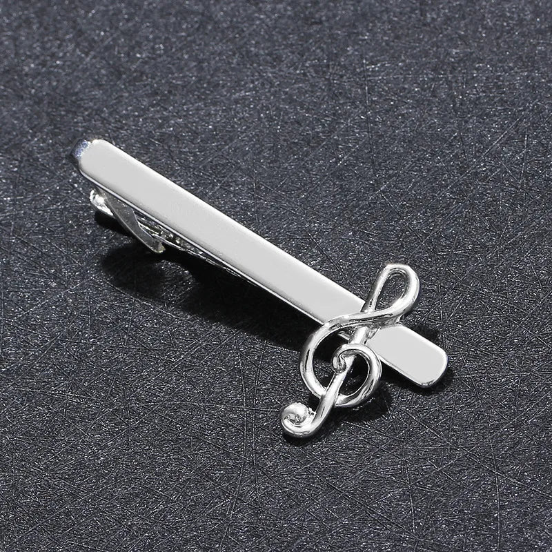 Cross-Border Hot-Selling Accessories European And American Fashion Hot-Selling Accessories Men&#39;S Tie Clip Business Shirt Note Clip