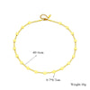 Fashion Simple Personality Goldplated Titanium Steel Blade Snake Bone Chain Jewelry Necklace Bracelet For Women