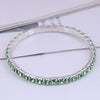 Fashion Simple Single Row Diamond Alloy Female Bracelet