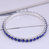 Fashion Simple Single Row Diamond Alloy Female Bracelet