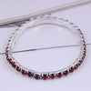 Fashion Simple Single Row Diamond Alloy Female Bracelet
