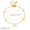 Fashion Simple Smooth Gold Plated Stainless Steel Snake Constellation Zodiac Accessories Pendant Chain Necklace Earring Bracelet For Women