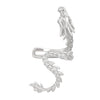Fashion Simple Snake Leaf Alloy Fivepiece Set Ear Clip No Ear Holes Earrings Electroplated For Women With Animal Zodiac Geometry Style