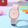 Fashion Simple Square Cartoon Casual Quartz Watch For Women Alloy Case Silicone Strap