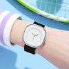 Fashion Simple Square Cartoon Casual Quartz Watch For Women Alloy Case Silicone Strap
