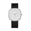 Fashion Simple Square Cartoon Casual Quartz Watch For Women Alloy Case Silicone Strap