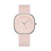 Fashion Simple Square Cartoon Casual Quartz Watch For Women Alloy Case Silicone Strap