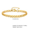 Fashion Simple Stainless Steel Women's Golden Electroplated Bracelet