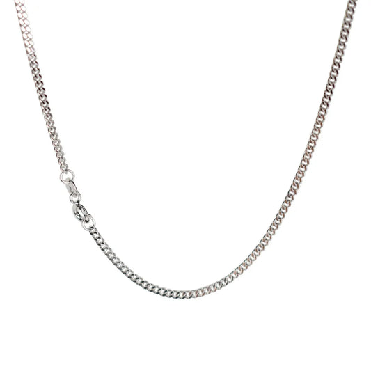 Fashion Simple Style Geometric Sterling Silver Plating Metal Chain Necklace