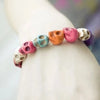 Fashion Skull Turquoise Stoving Varnish Bracelets 1 Piece