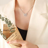 Wholesale Jewelry Fashion Geometric 304 Stainless Steel 18K Gold Plated Pendant Necklace