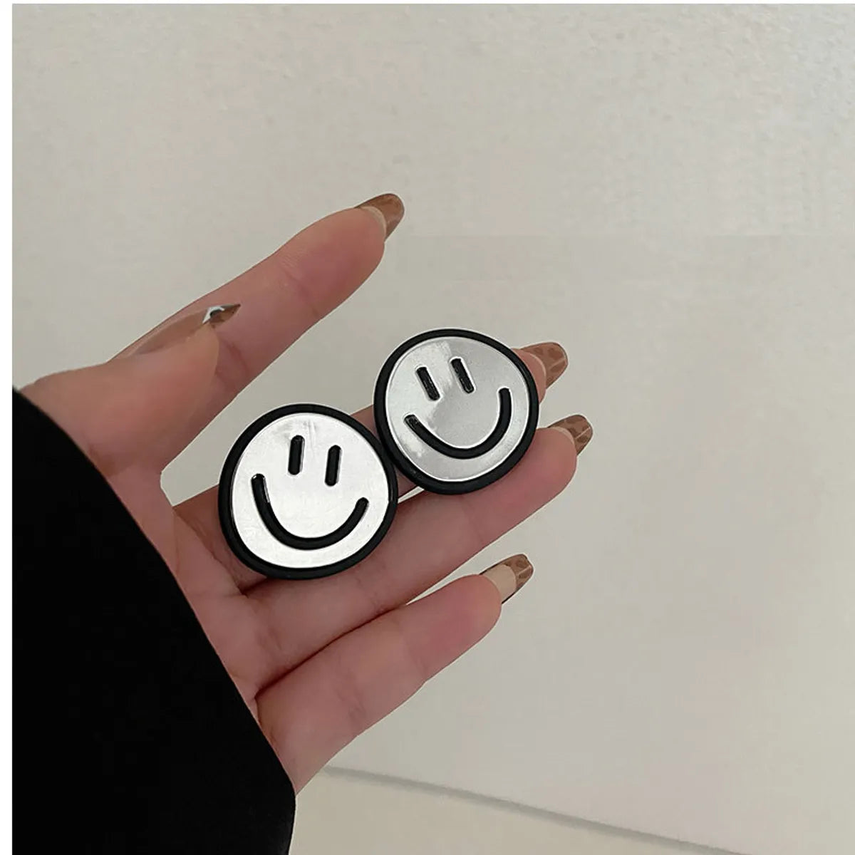 Fashion Smilely Face Alloy Fashion Trendy Atmospheric Earrings