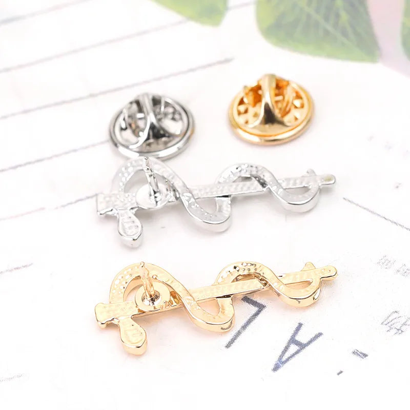 Fashion Snake Alloy Plating Unisex Brooches