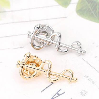 Fashion Snake Alloy Plating Unisex Brooches