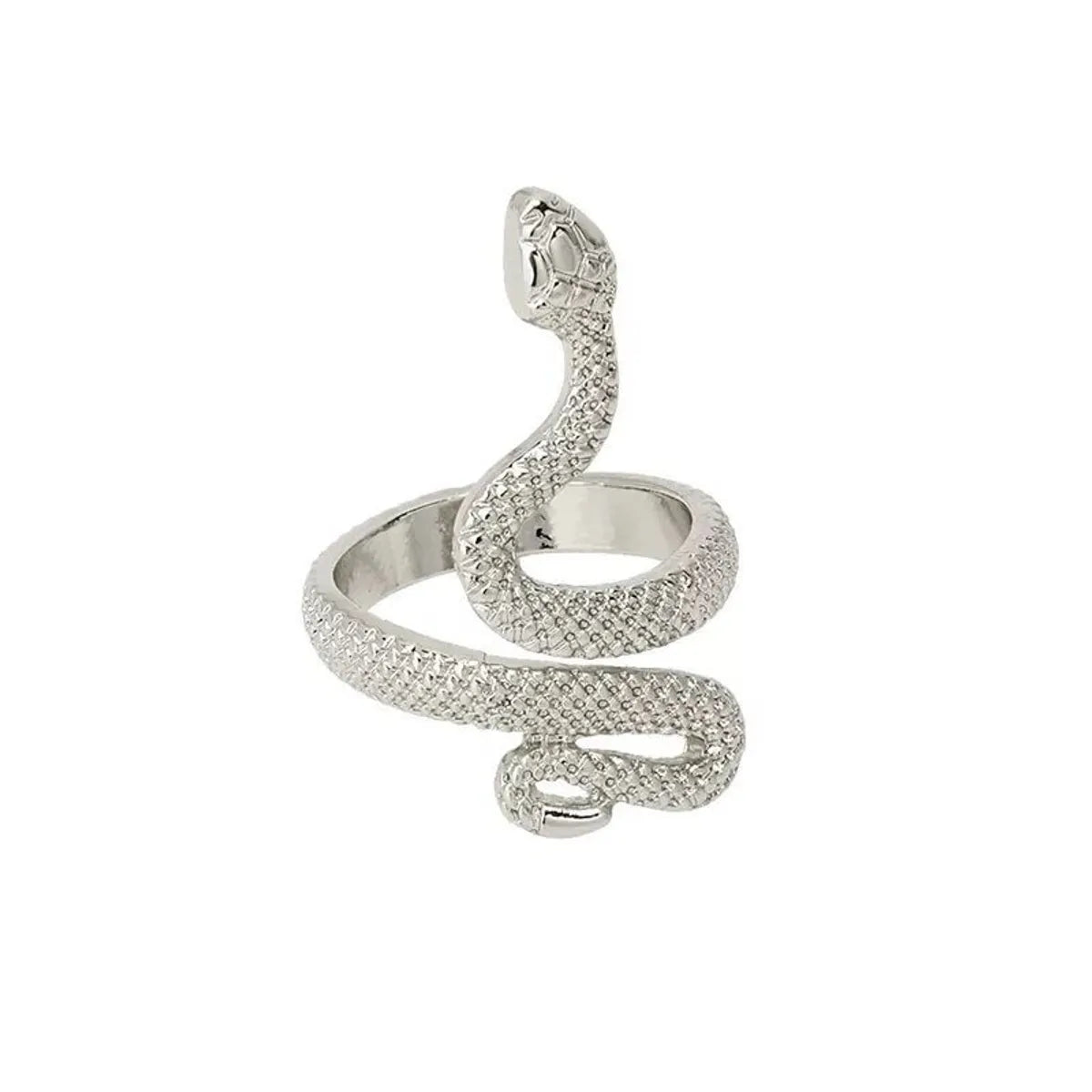 Fashion Snake Alloy Plating Unisex Rings 1 Piece