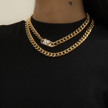 Fashion Snake Bone Chain Hollow Necklace