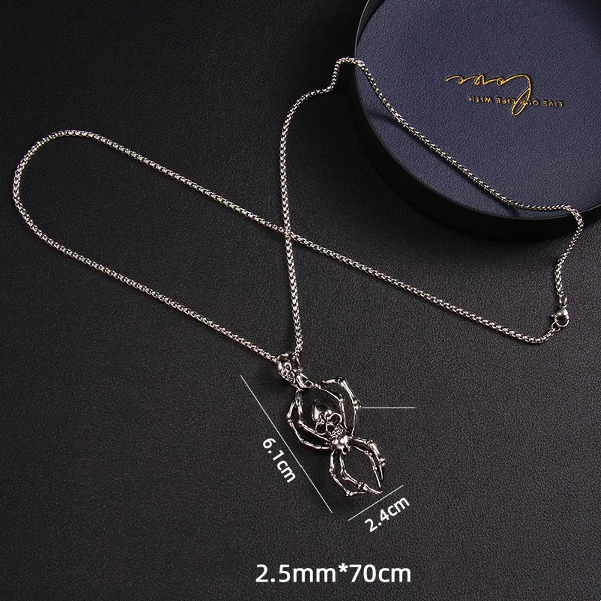 Fashion Snake Stainless Steel Plating Pendant Necklace 1 Piece