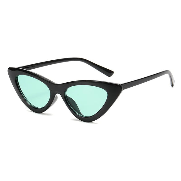 Fashion Solid Color Ac Cat Eye Full Frame Women'S Sunglasses