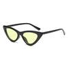 Fashion Solid Color Ac Cat Eye Full Frame Women'S Sunglasses