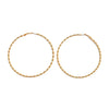 Fashion Solid Color Alloy Plating Women's Hoop Earrings 1 Pair