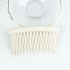 Fashion Solid Color Arylic Hollow Out Insert Comb 1 Piece