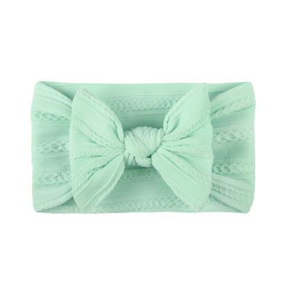 Fashion Solid Color Bow Knot Cloth Hair Band