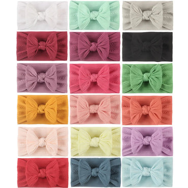 Fashion Solid Color Bow Knot Cloth Hair Band