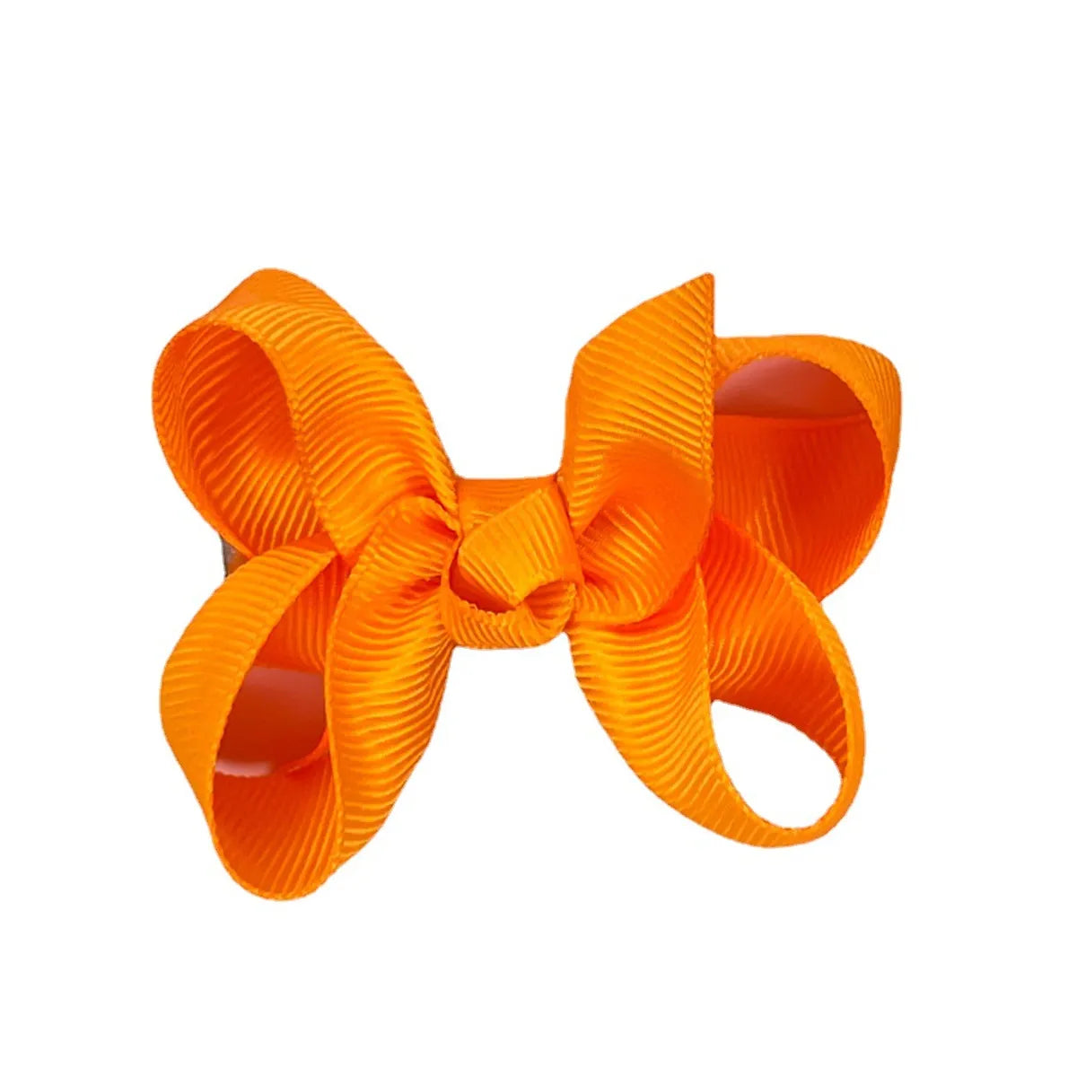 Fashion Solid Color Bow Knot Cloth Hair Clip 1 Piece