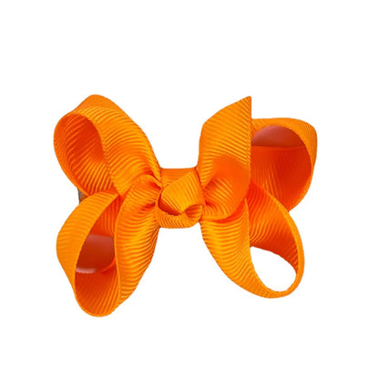 Fashion Solid Color Bow Knot Cloth Hair Clip 1 Piece