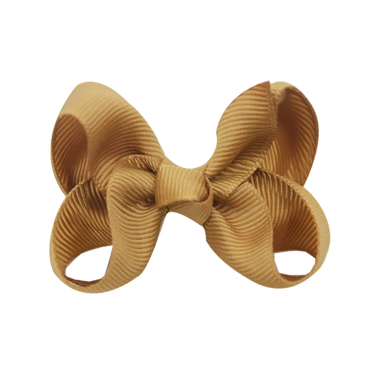 Fashion Solid Color Bow Knot Cloth Hair Clip 1 Piece