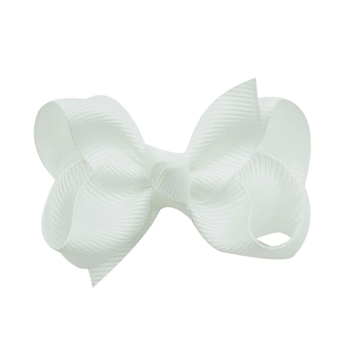 Fashion Solid Color Bow Knot Cloth Hair Clip 1 Piece