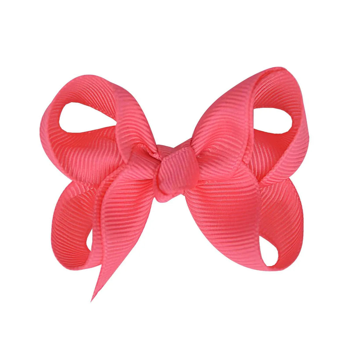 Fashion Solid Color Bow Knot Cloth Hair Clip 1 Piece