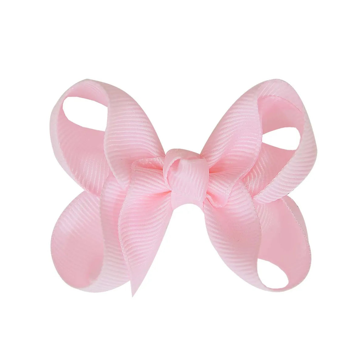 Fashion Solid Color Bow Knot Cloth Hair Clip 1 Piece