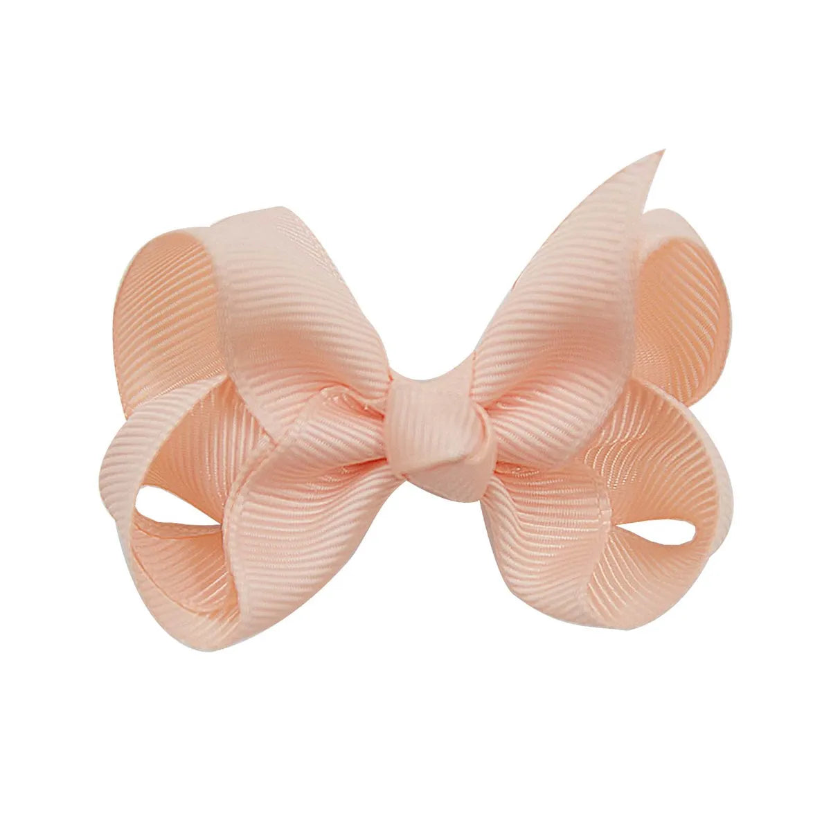 Fashion Solid Color Bow Knot Cloth Hair Clip 1 Piece