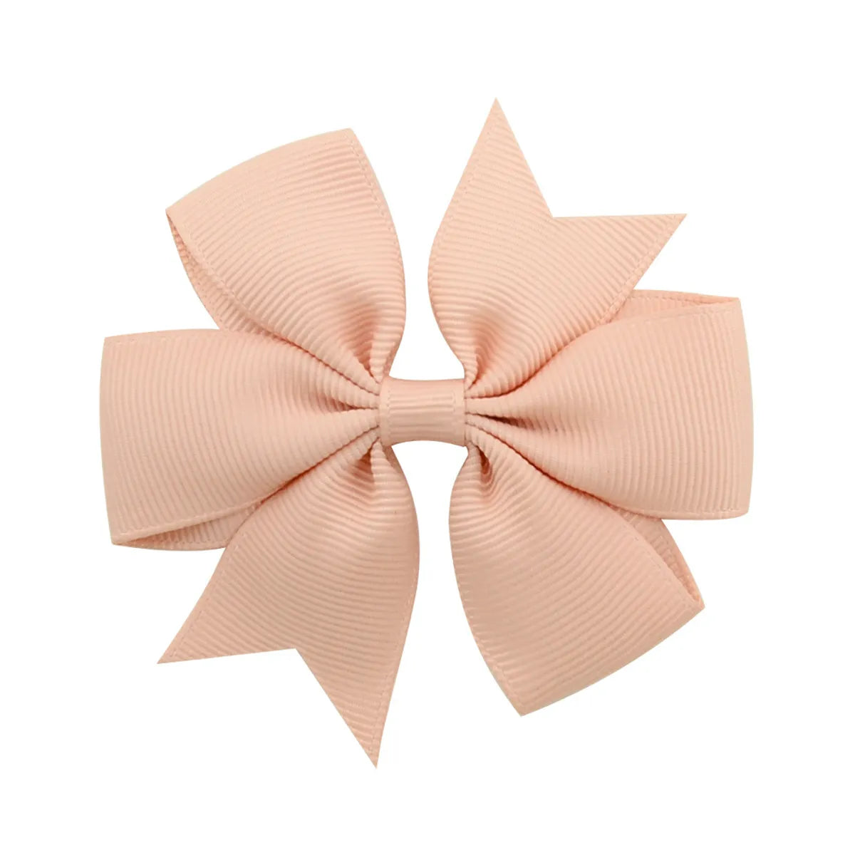 Fashion Solid Color Bow Knot Cloth Hair Clip 1 Piece