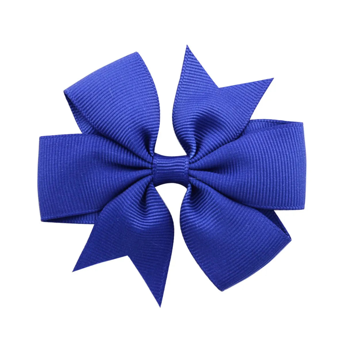 Fashion Solid Color Bow Knot Cloth Hair Clip 1 Piece