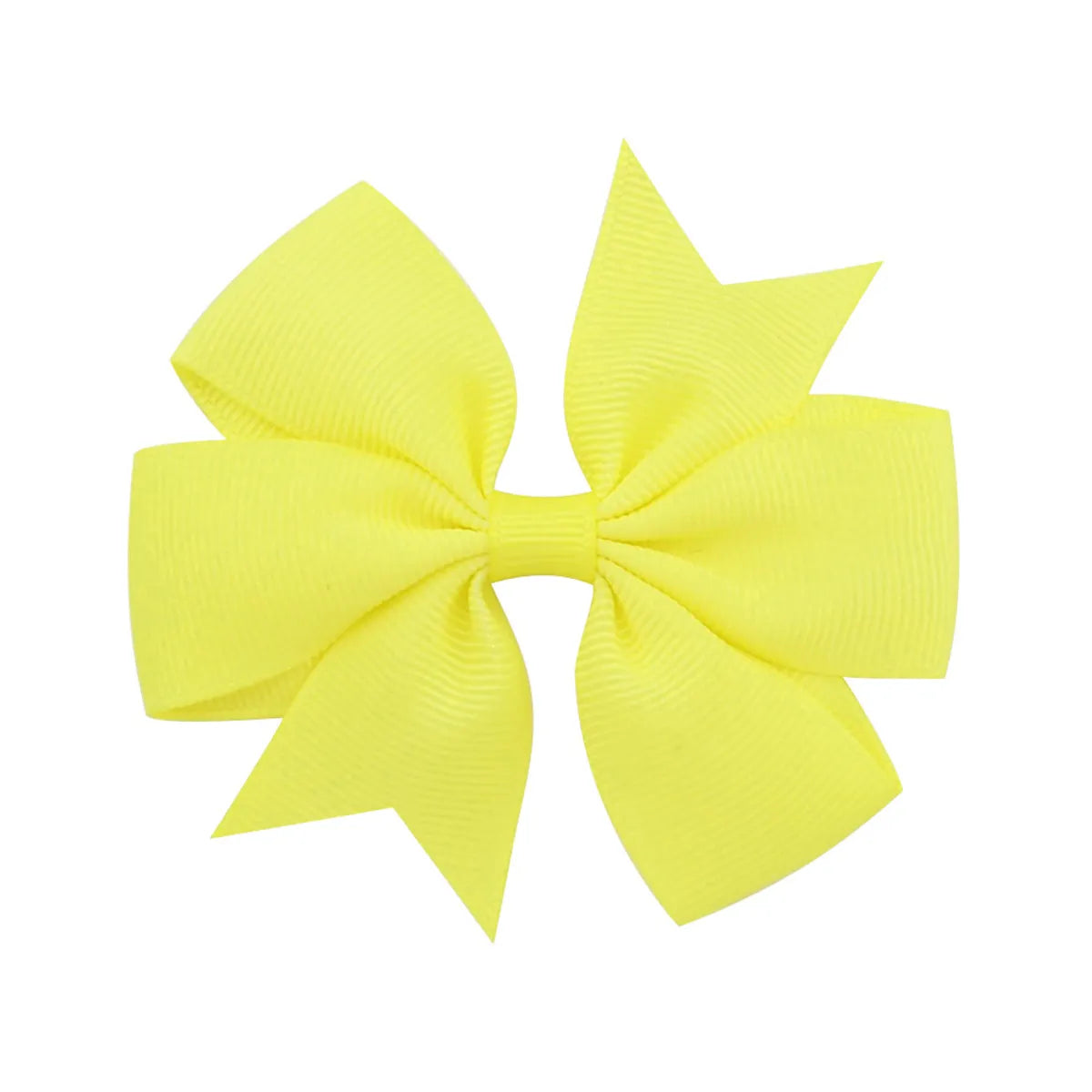 Fashion Solid Color Bow Knot Cloth Hair Clip 1 Piece