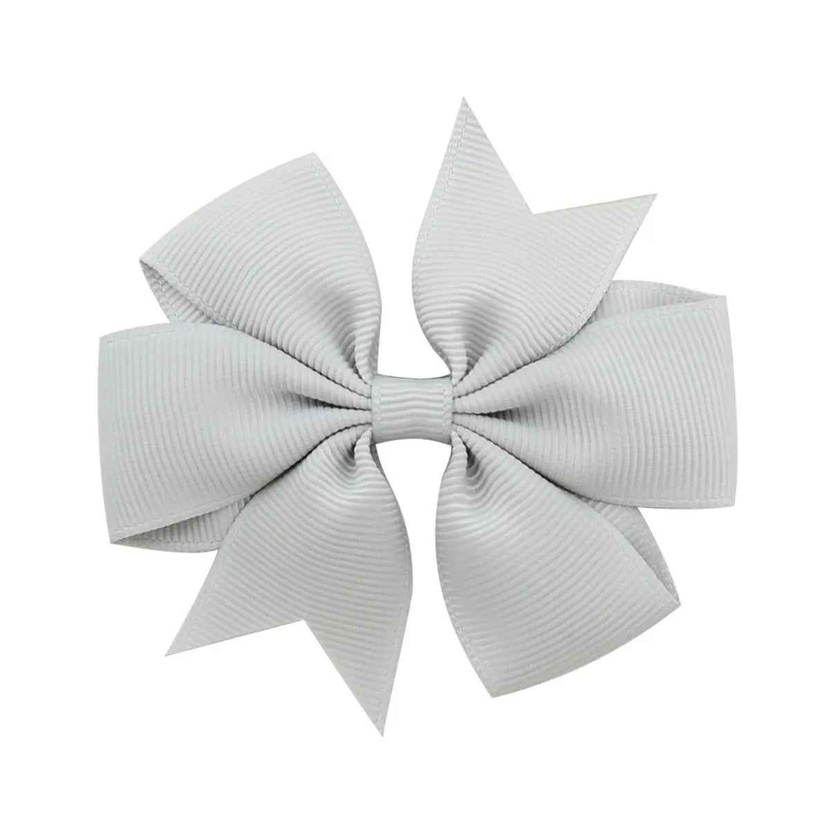 Fashion Solid Color Bow Knot Cloth Hair Clip 1 Piece