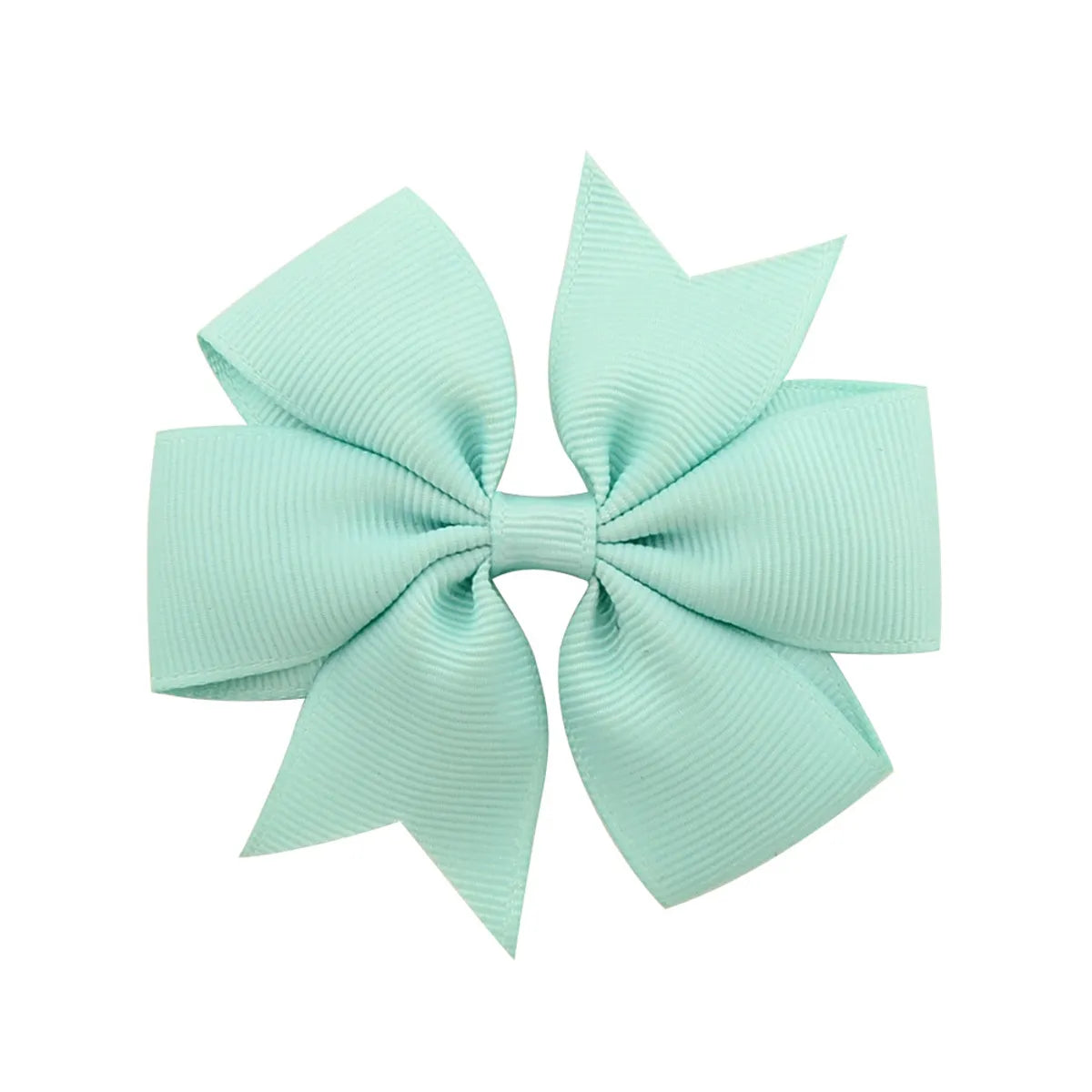 Fashion Solid Color Bow Knot Cloth Hair Clip 1 Piece