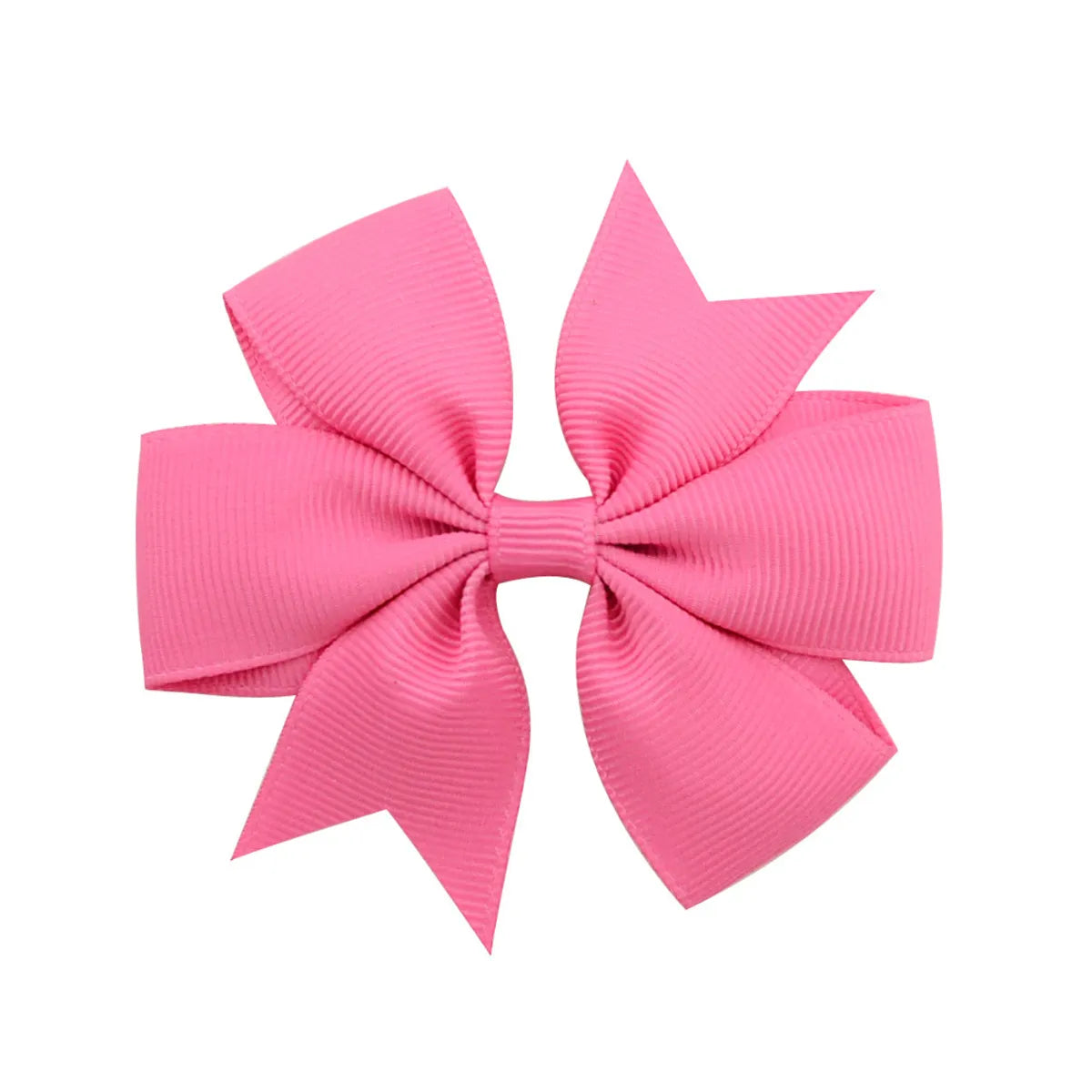 Fashion Solid Color Bow Knot Cloth Hair Clip 1 Piece