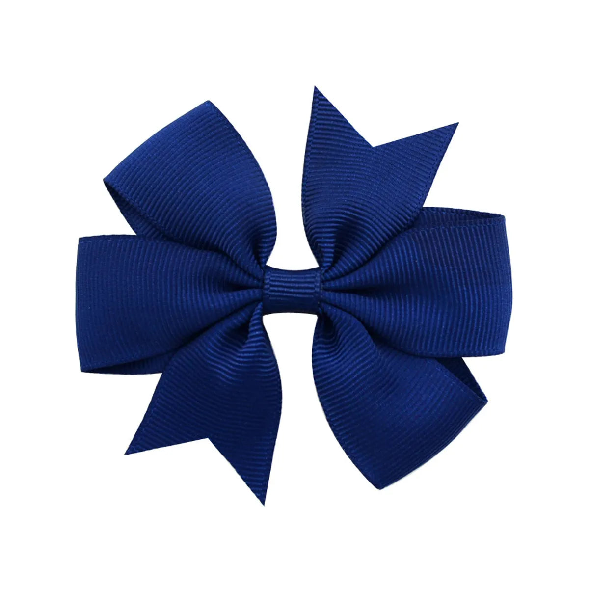 Fashion Solid Color Bow Knot Cloth Hair Clip 1 Piece