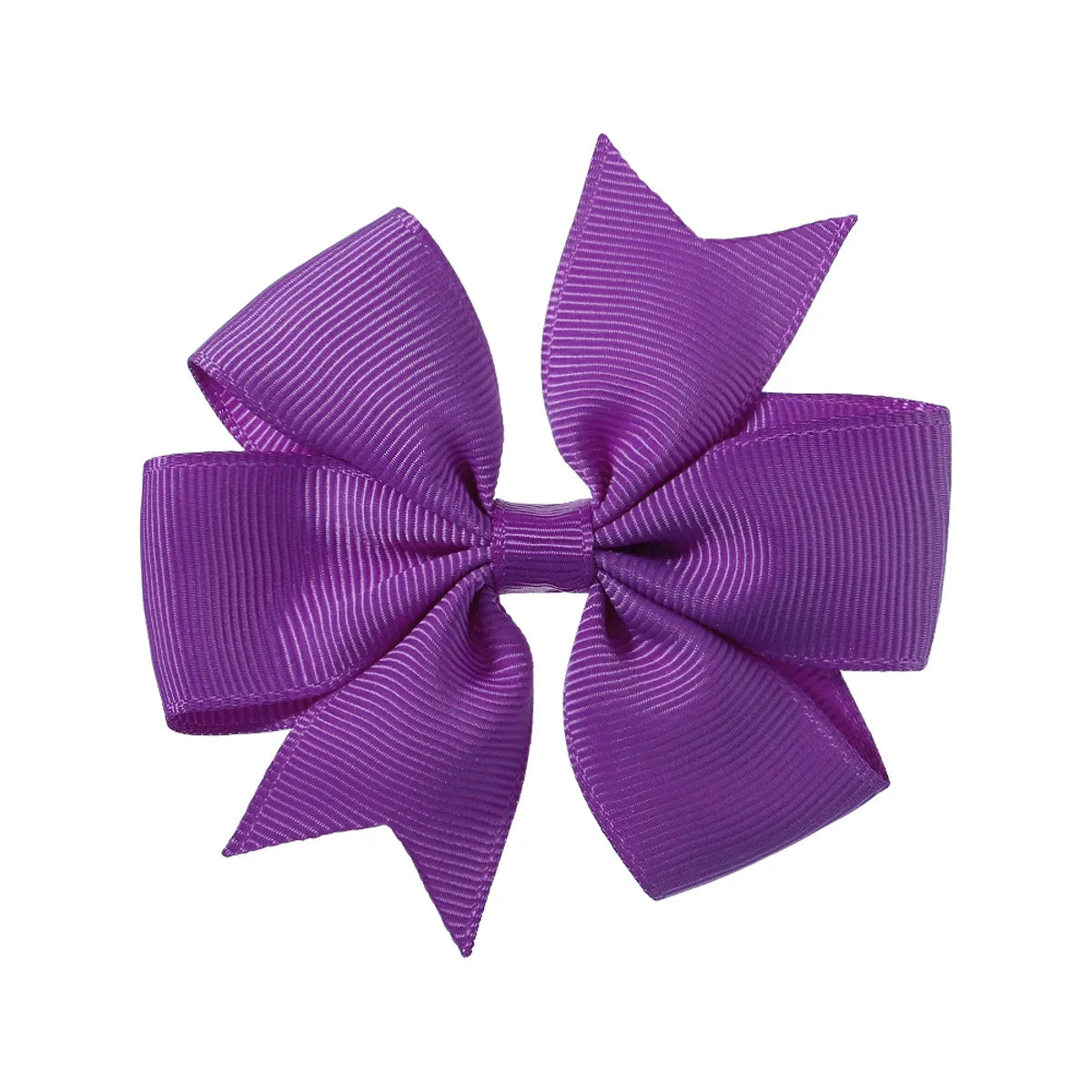 Fashion Solid Color Bow Knot Cloth Hair Clip 1 Piece