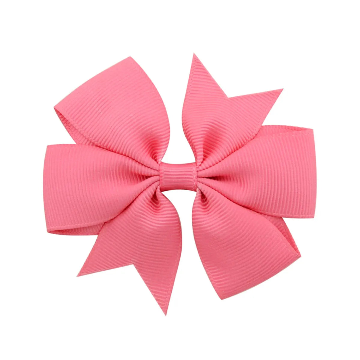 Fashion Solid Color Bow Knot Cloth Hair Clip 1 Piece