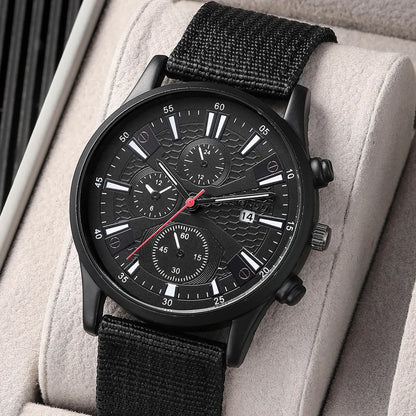 Fashion Solid Color Buckle Quartz Men'S Watches