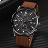 Fashion Solid Color Buckle Quartz Men'S Watches