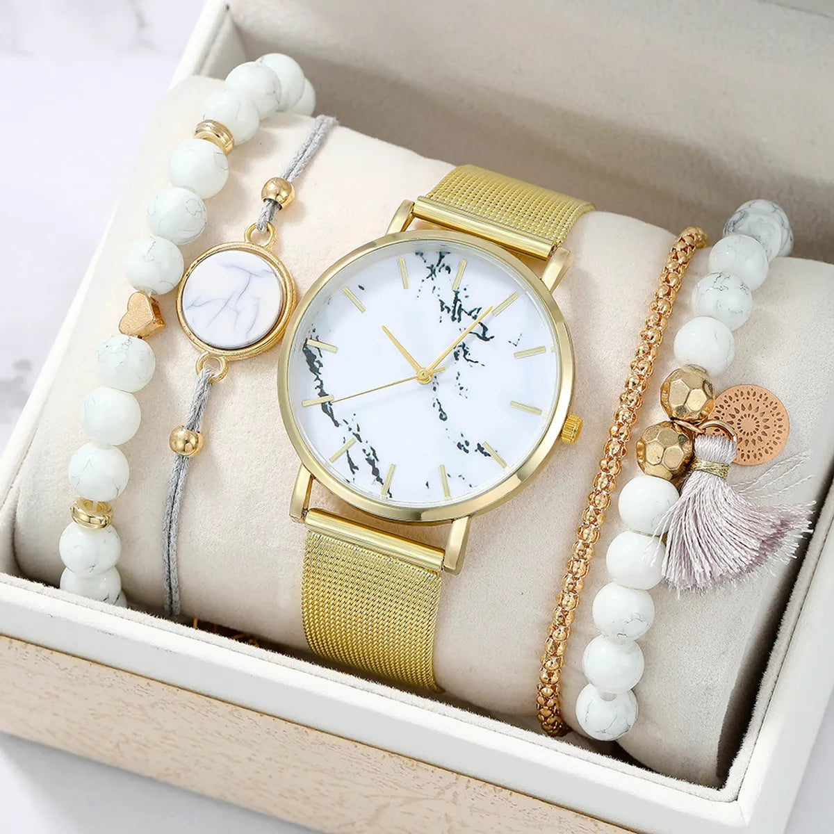 Fashion Solid Color Buckle Quartz Women'S Watches