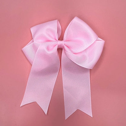 Fashion Solid Color Cloth Bowknot Hair Clip 1 Piece